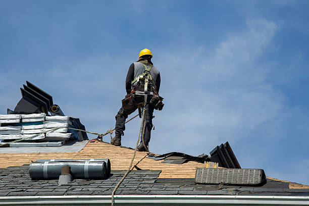 Professional Roofing technician working in Willis, MI